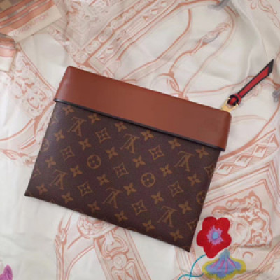 Louis Vuitton Pochette TUILERIES Clutch,25cm - 루이비통 포쉐트 튈르리 클러치 M64034,25cm,브라운