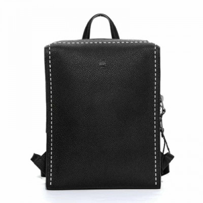 [팬디] 수입가죽 블랙 남성용 백팩 fd0010b - Fendi Leather Black Mens Backpack