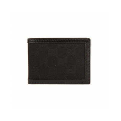 [구찌] 켄버스 블랙 233157 남성용 지갑 gu0013q - Gucci Canvas Black Mens Wallet