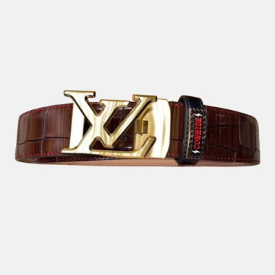 [루이비통]신상 히스토 이니셜 브라운 남성용 벨트 lv0016y - Louis Vuitton Histo Initials Mens Belt