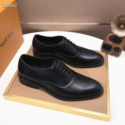 루이비통 블랙 남성용 구두 lv0007x - Louis Vuitton Black Mens Dress Shoes