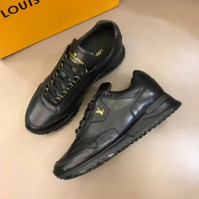 런웨이 올 블랙 스니커즈 남성용 신발 lv0024x - Louis Vuitton Runway All Black Sneakers Mens Shoes