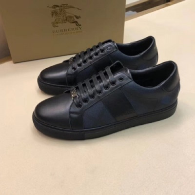 [버버리] 하우스 체크 가죽 남성용 스니커즈 bu0002x- Burberry House Check Leather Mens Sneakers