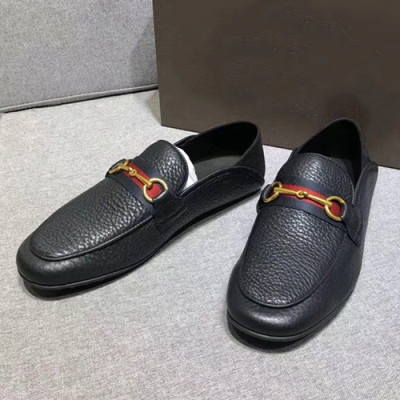 [구찌] 블랙 유팁 모카신 레더 남성용 신발 gu0006x - Gucci Black U-Tip Mokasin Leather Mens Shoes