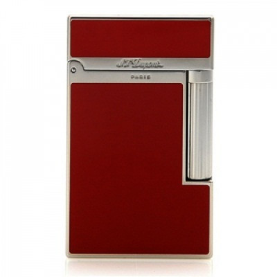 [듀퐁] 라인2 실버+래드 라이터 dp0004d - S.T.Dupont Line2 Silver+Red Lighter