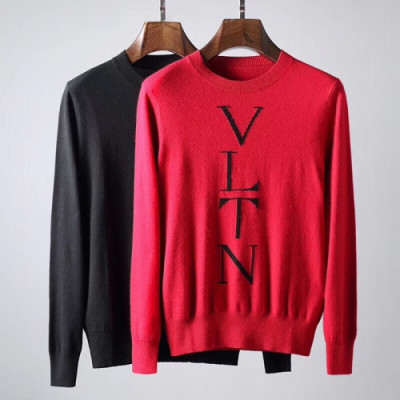 VALENTINO 2018 MENS SWEATER  - 발레티노 남성 스웨터 VAL001 , 2색 (레드/블랙) 사이즈 (M - 2XL)