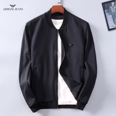 Armani 2018 Mens Bomber Jacket - 알마니 남성 봄버 자켓 Arm0028x.Size(m - 3xl).블랙