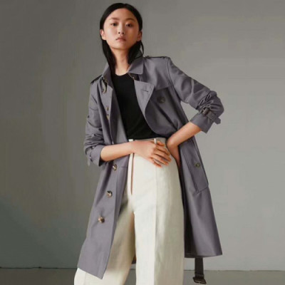 BURBERRY 2018 LADIES TRENCH CHECK COAT - 버버리 여성 트렌치 체크 코트 BUR0080