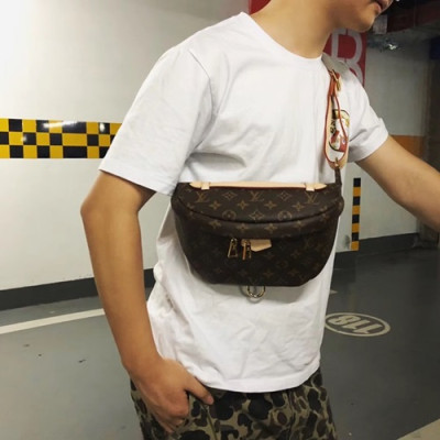 Louis Vuitton Monogram BUMBAG,37cm - 루이비통 BUMBAG 모노그램 남여공용 범백 37cm M43644,LOUB0048