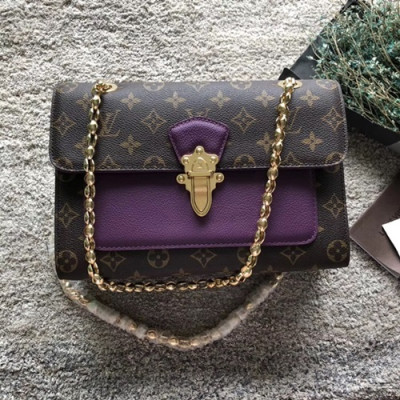 Louis Vuitton Monogram Victoire Women Chain Shouder Bag,27cm - 루이비통 모노그램 빅투아 여성용 체인 숄더백, M41731,LOUB0116,27cm