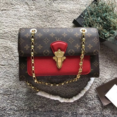 Louis Vuitton Monogram Victoire Women Chain Shouder Bag,27cm - 루이비통 모노그램 빅투아 여성용 체인 숄더백, M41731,LOUB0118,27cm