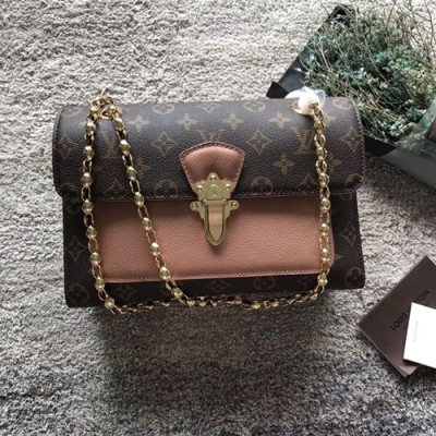 Louis Vuitton Monogram Victoire Women Chain Shouder Bag,27cm - 루이비통 모노그램 빅투아 여성용 체인 숄더백, M41731,LOUB0121,27cm