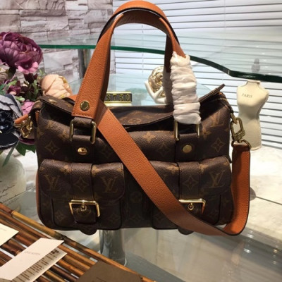 Louis Vuitton Manhattan Raisin Shoulder Bag,31cm - 루이비통 맨하탄 레이즌 숄더백,M43482,LOUB0191 ,31cm