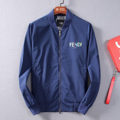 Fendi 2018 Mens Bomber Jacket - 펜디 남성 신상 봄버 자켓 Fen0018x.Size(m - 2xl).2컬러(블랙/블루)