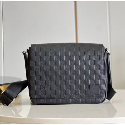 Louis Vitton District Onyx Damier Cross Bag,27cm/31cm - 루이비통 디스트릭트 오닉스 다미에 남성용 크로스백 N41035/N41038,LOUB0223,27cm/31cm