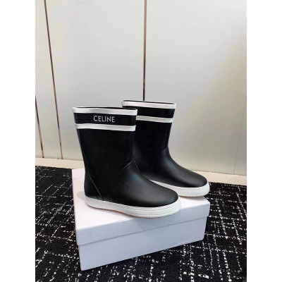 CELINE 2023 LADIES  LEATHER Rain BOOTS  - 셀린느 여성 레더 레인부츠 CEL0018 , 사이즈 (225 - 245)