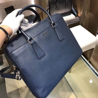 Prada Saffiano Mens Business Bag,36CM - 프라다 사피아노  남성용 서류가방 2VE363-2 ,36CM