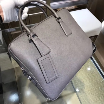 Prada Saffiano Mens Business Bag,36CM - 프라다 사피아노  남성용 서류가방 2VE368-6 ,36CM