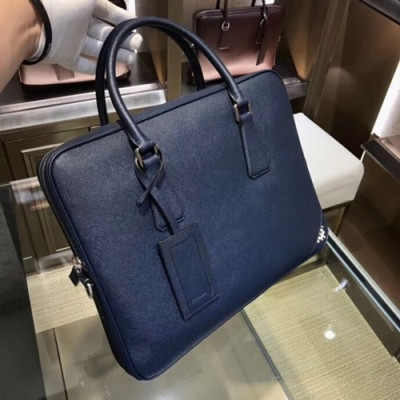 Prada Saffiano Mens Business Bag,36CM - 프라다 사피아노  남성용 서류가방 2VE368-8 ,36CM