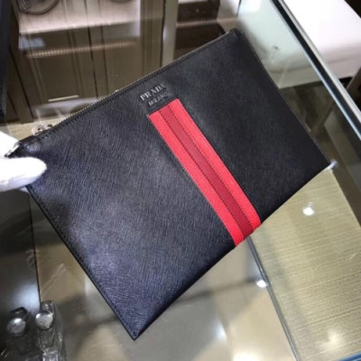 Prada Mens Clutch Bag,28CM - 프라다  남성용 클러치백 2NG005-9,28CM