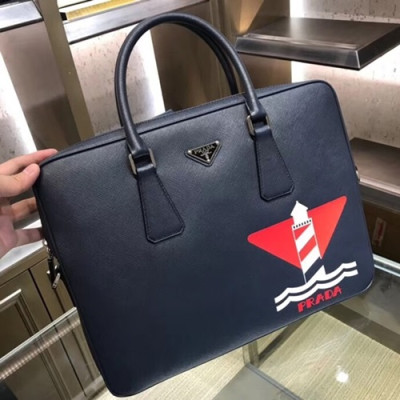 Prada Saffiano Mens Business Bag,36CM - 프라다 사피아노  남성용 서류가방 2VE368-25 ,36CM