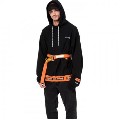 Heron Preston Mens Black Hoodie - 헤론프레스턴 남성 블랙 후드티 - her01x