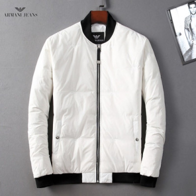 ARMANI 2018 MENS DOWN PADDING JACKET - 알마니 남성 다운 패딩자켓 ARM0040 , 2색 (블랙/화이트) 사이즈 (M - 3XL)