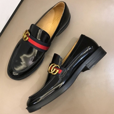 GUCCI 2018 MENS STRAP LEATHER LOAFER  - 구찌 남성 스트랩 레더 로퍼 GUC0075 , 사이즈 (240 - 270)