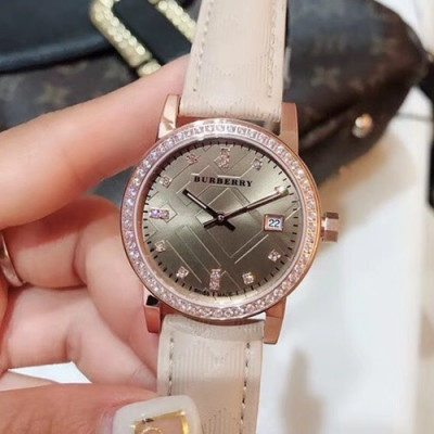 BURBERRY LADIES QUARTZ MOVEMENT - 버버리 레이디스 쿼츠 무브먼트,베이지