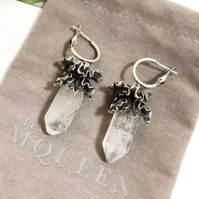 Alexander Mcqueen White Gold Earring - 알렉산더 맥퀸 여성용 화이트 골드 귀걸이