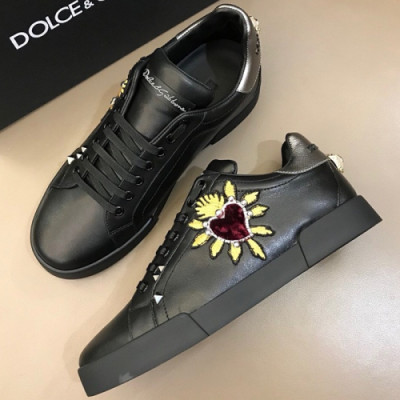 DOLCE&GABBANA 2018 LEATHER SKEAKERS - 돌체앤가바나 남성 레더 스니커즈 DOL0058 , 사이즈 (225 - 275)