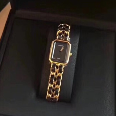 CHANEL LADIES PREMIERE ROCK VERSION QUARTZ  - 샤넬 레이디스 PREMIERE ROCK 버전 쿼츠,블랙