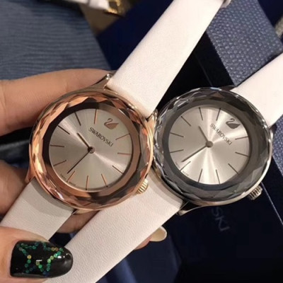 SWAROVSKI LADIES ORIGINAL SWAROVSKI OCTEA NOVA VERSION QUARTZ  - 스와로브스키 여성용 ORIGINAL SWAROVSKI OCTEA NOVA 버전 쿼츠,3색(실버,로즈골드,옐로우골드)