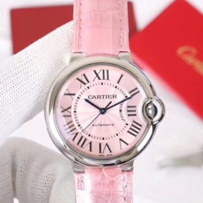 CARTIER LADIES AUTOMATIC - 까르띠에 레이디스 오토매틱,핑크