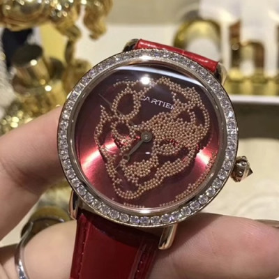 CARTIER LADIES REVELATION DUNE PANTHERE VERSION AUTOMATIC MOVEMENT - 까르띠에 레이디스 REVELATION DUNE PANTHERE 버전 오토매틱 무브먼트,그린