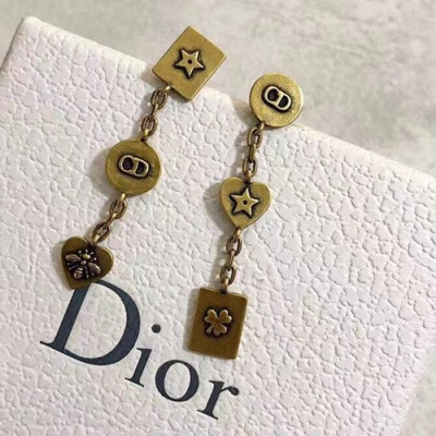 Dior Rose Gold Earring - 디올 여성용 18k도금 로즈 골드 귀걸이