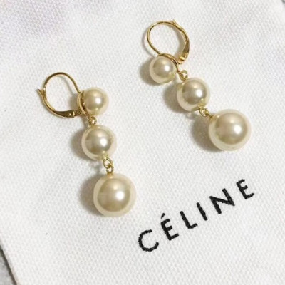 CELINE Yellow Gold Earring - 셀리느 여성용 18k도금 옐로우 골드 귀걸이