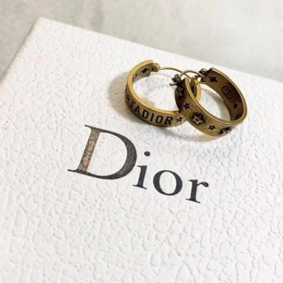 Dior Rose Gold Earring - 디올 여성용 18k도금 로즈 골드 귀걸이