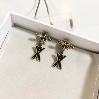 Dior Rose Gold Earring - 디올 여성용 18k도금 로즈 골드 귀걸이