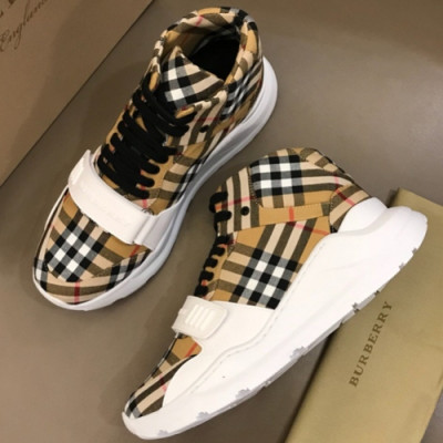 Burberry 2018 Mens Leather Ankle Running Shoes - 버버리 남성 레더 앵클 런닝화 BUR0163 , 사이즈 (240 - 270)