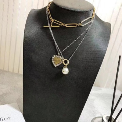 Dior   Choker  18k Rose Gold  - 디올  여성용 목걸이 18K도금 로즈 골드 목걸이