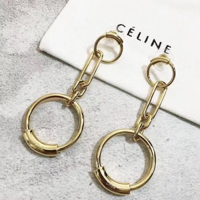 CELINE Yellow Gold Earring - 셀리느 여성용 18k도금 옐로우 골드 귀걸이