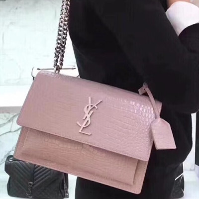 Saint Laurent Women Monogram Shoulder Bag ,22CM - 입생로랑 여성용 모노그램 숄더백 442906 ,SLB0072,22CM,핑크