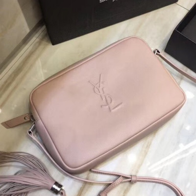 Saint Laurent Women Monogram Shoulder Cross Bag,23CM - 입생로랑 여성용 모노그램 숄더 크로스백 468537,SLB0114, 23CM,핑크