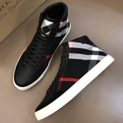 BURBERRY 2018 MENS CANVAS ANKLE SKEAKERS - 버버리 남성 캔버스 앵클 스니커즈 BUR0175 , 사이즈 (240 - 270)