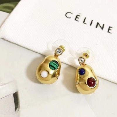 CELINE Yellow Gold Earring - 셀리느 여성용 18k도금 옐로우 골드 귀걸이