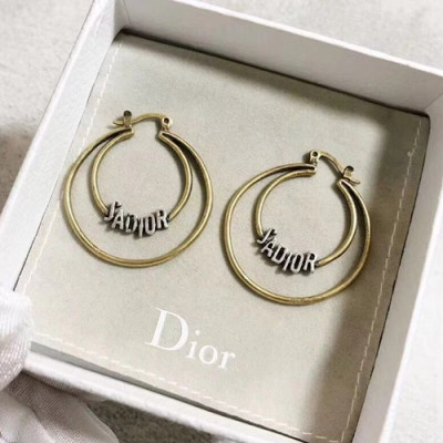 Dior Rose Gold Earring - 디올 여성용 18k도금 로즈 골드 귀걸이