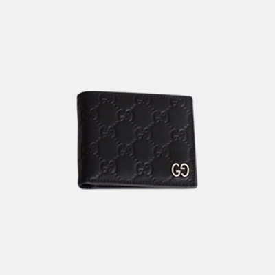 Gucci 2018 Mens GG Wallet 473928 - 구찌 시그니처 반지갑 블랙 GUC0227 11CM