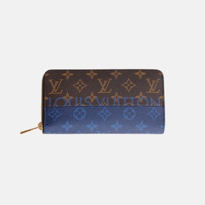 Louis Vuitton 2018 Kim Jones Monogram M62967 -  루이비통 모노그램 라운드 ZIP 장지갑  LOU0146 19CM