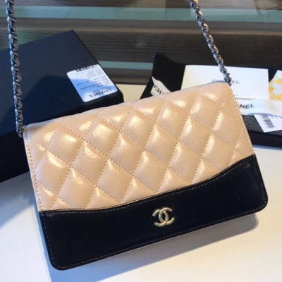 Chanel WOC Chain Cross Bag ,19CM - 샤넬 WOC 체인 크로스백,CHAB0005,19CM,베이지